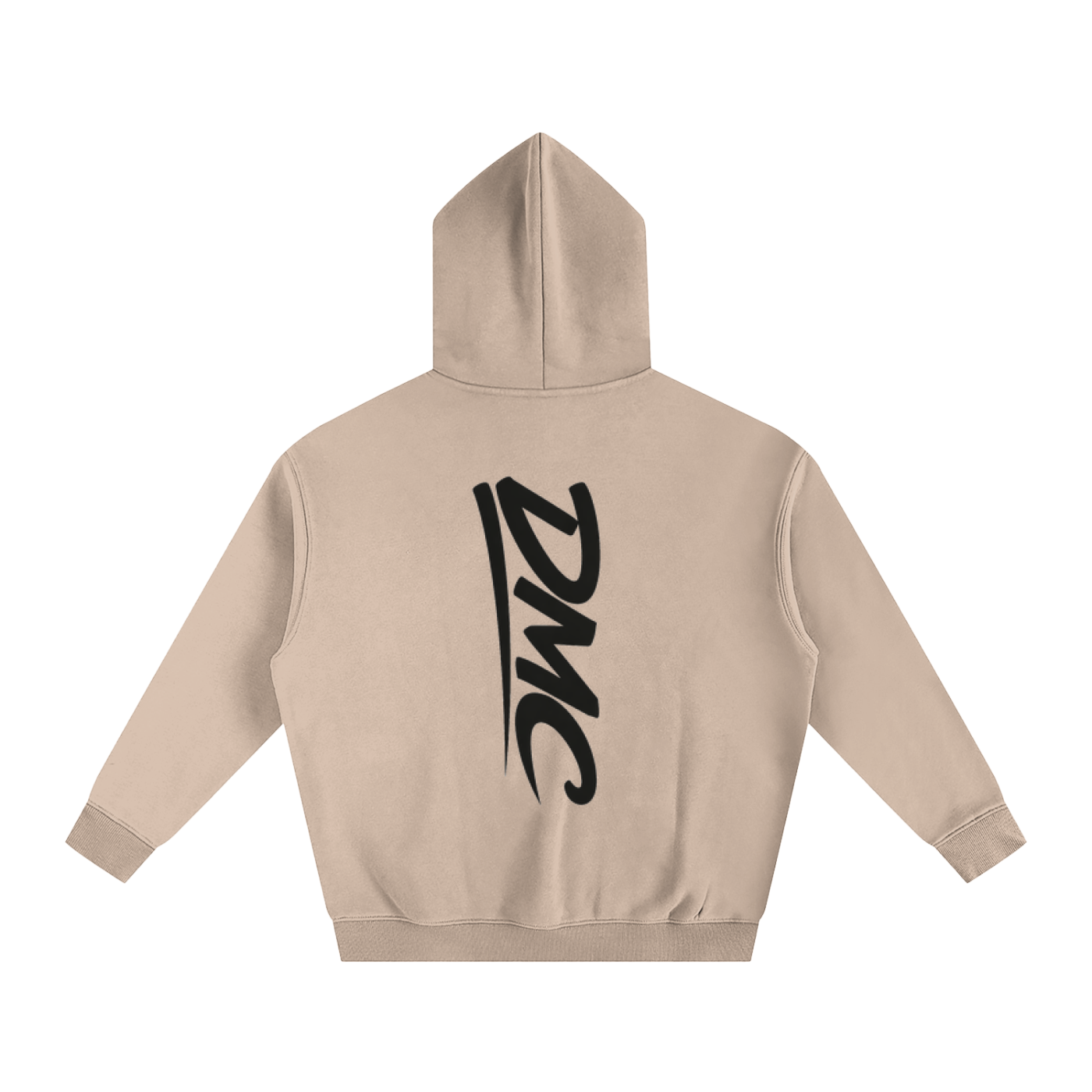 DMC Gray Apricot Oversize Fleeced Hoodie
