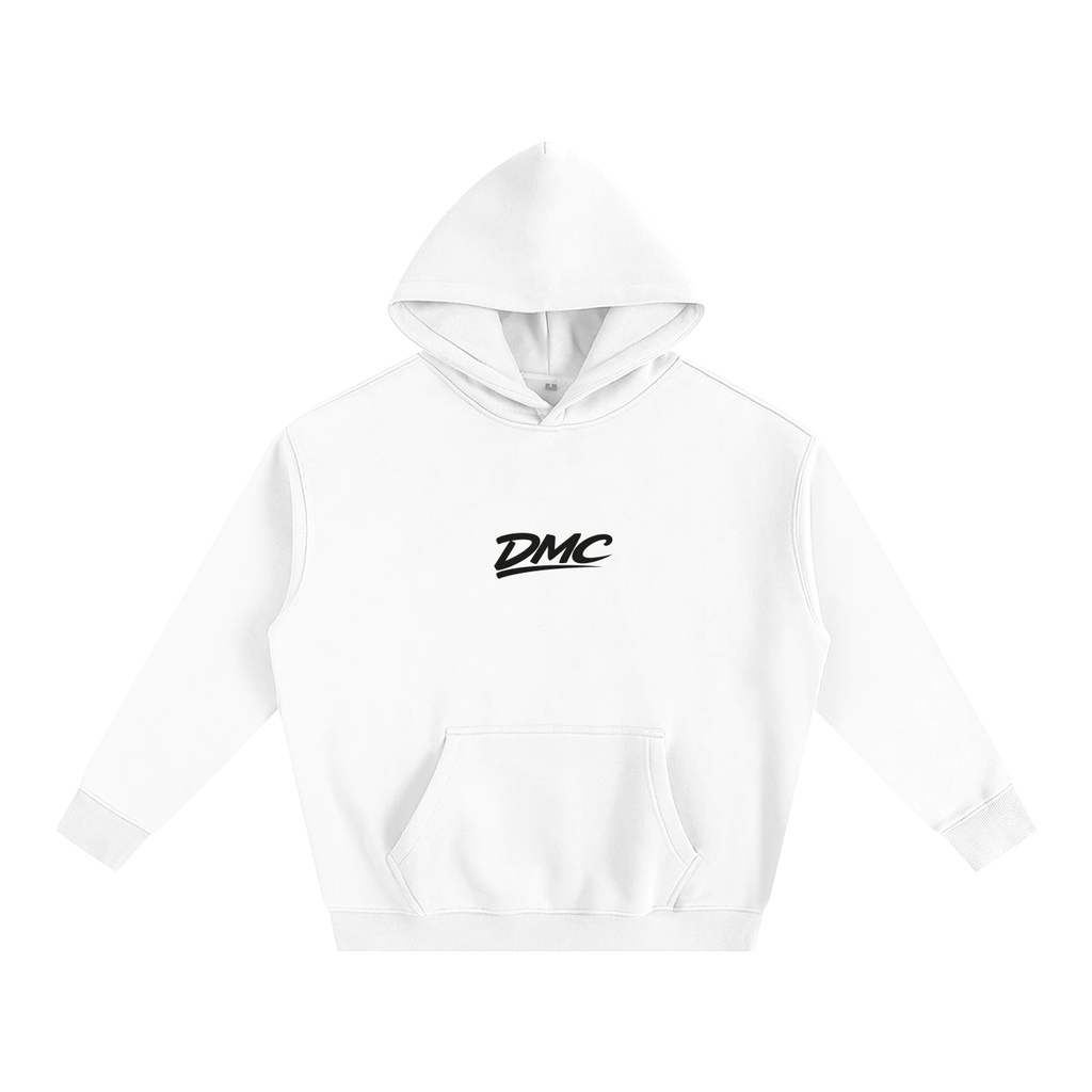 DMC White Oversize Fleeced Hoodie