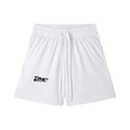 DMC White Mesh Drawstring Shorts