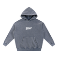 DMC Royal Blue Snow Wash Fleece Oversize Hoodie