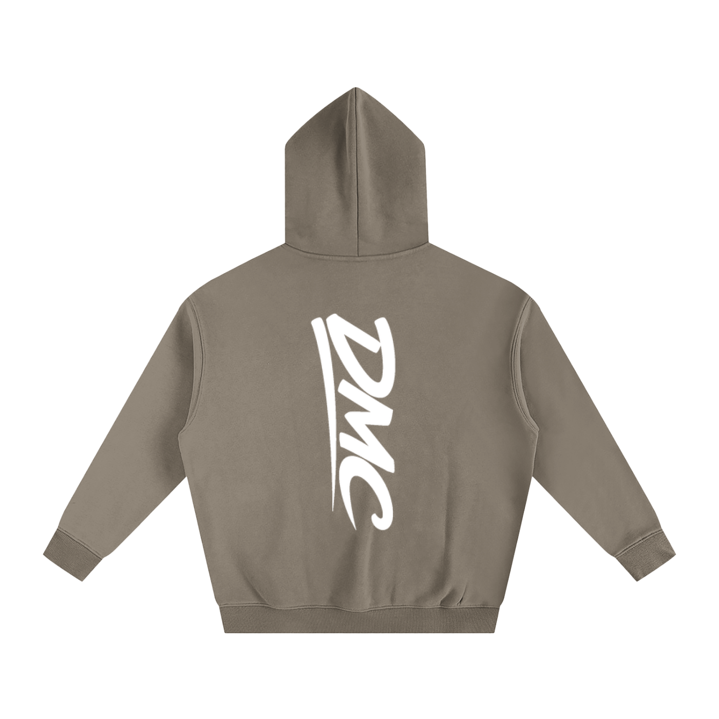 DMC Gray Coffee Oversize Fleeced Hoodie