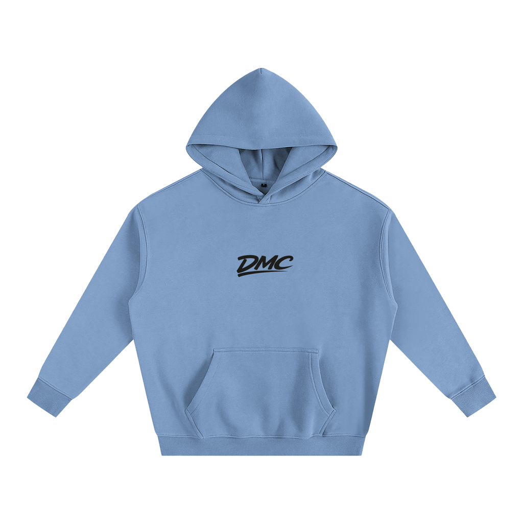 DMC Medium Blue Oversize Fleeced Hoodie