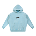 DMC Lake Blue Snow Wash Fleece Oversize Hoodie