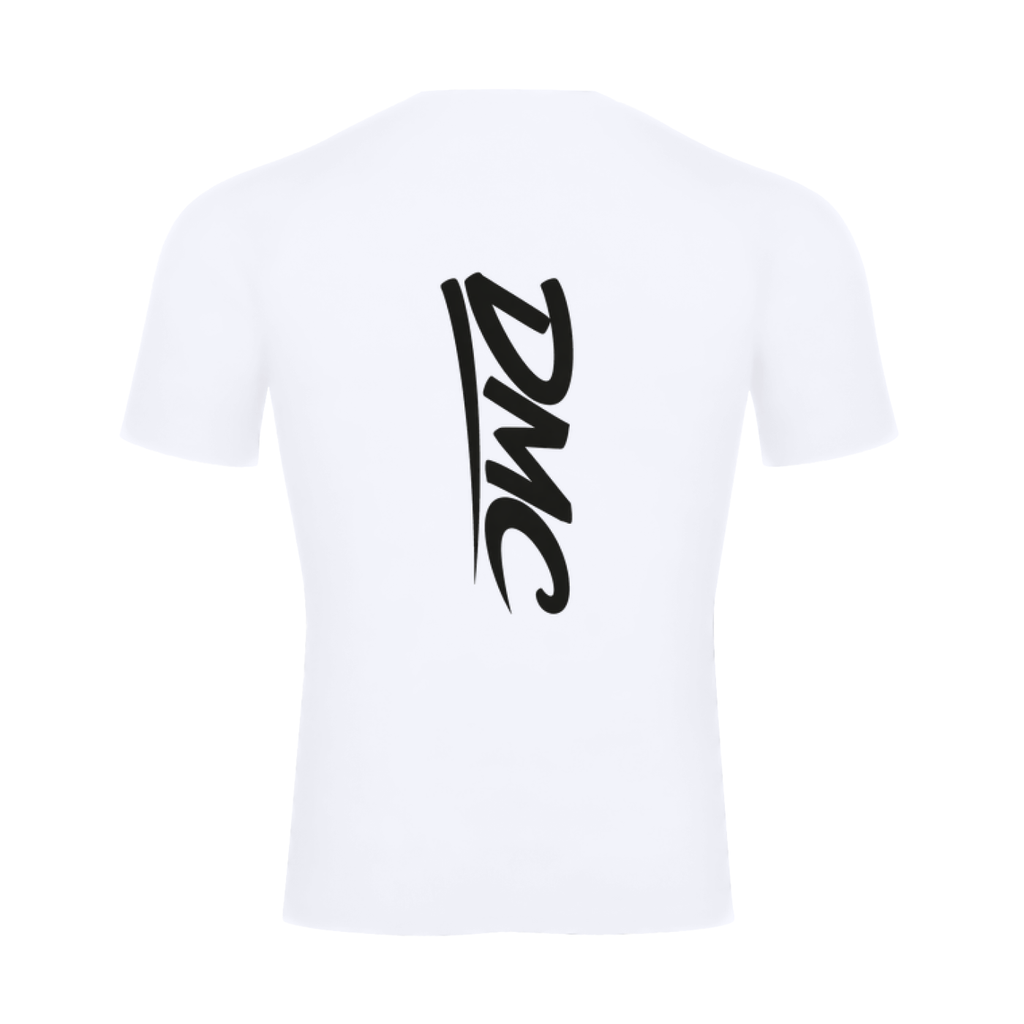 DMC White/Grey Performance Short Sleeve T-Shirt