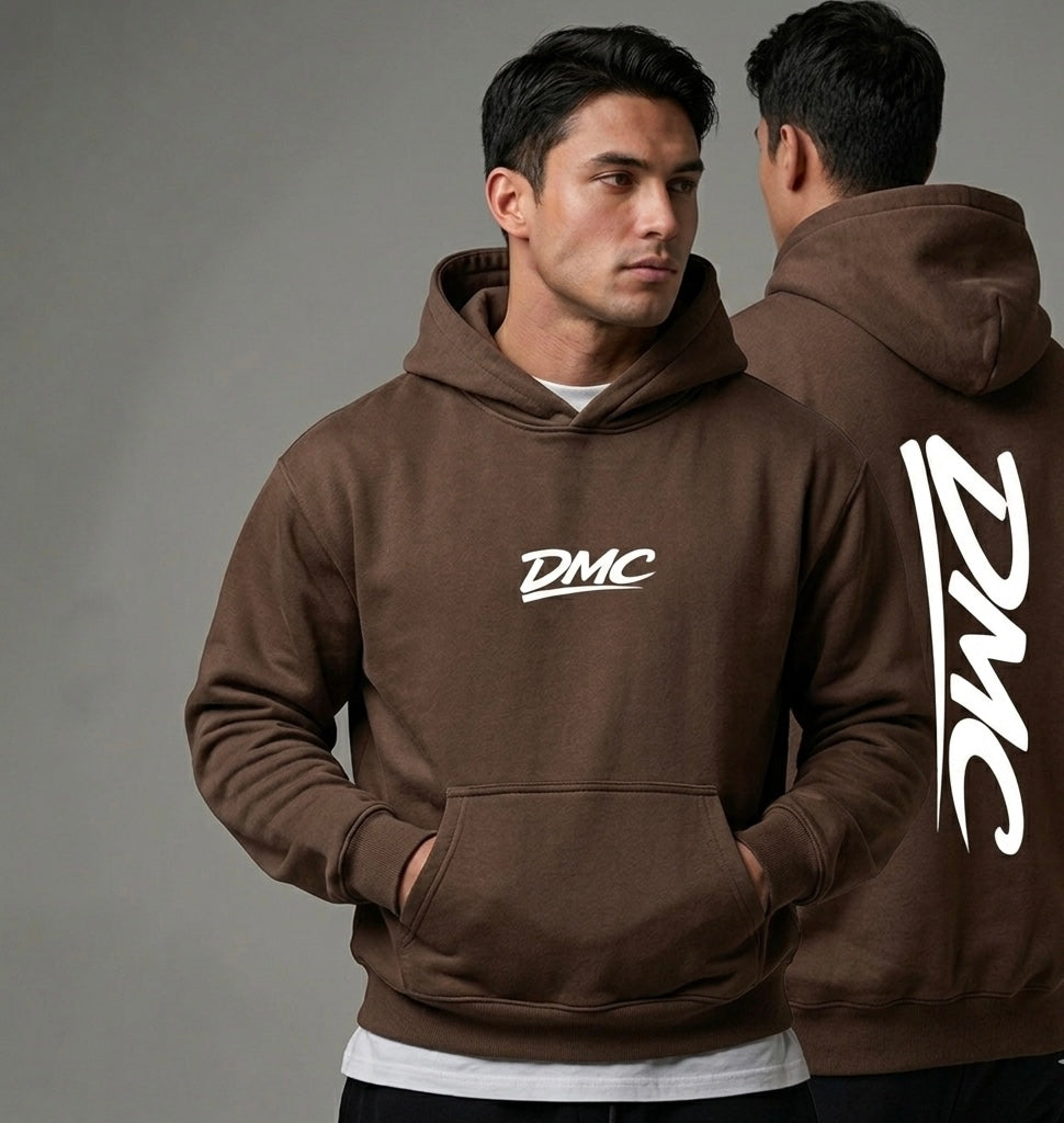 DMC Brown Oversize Fleeced Hoodie