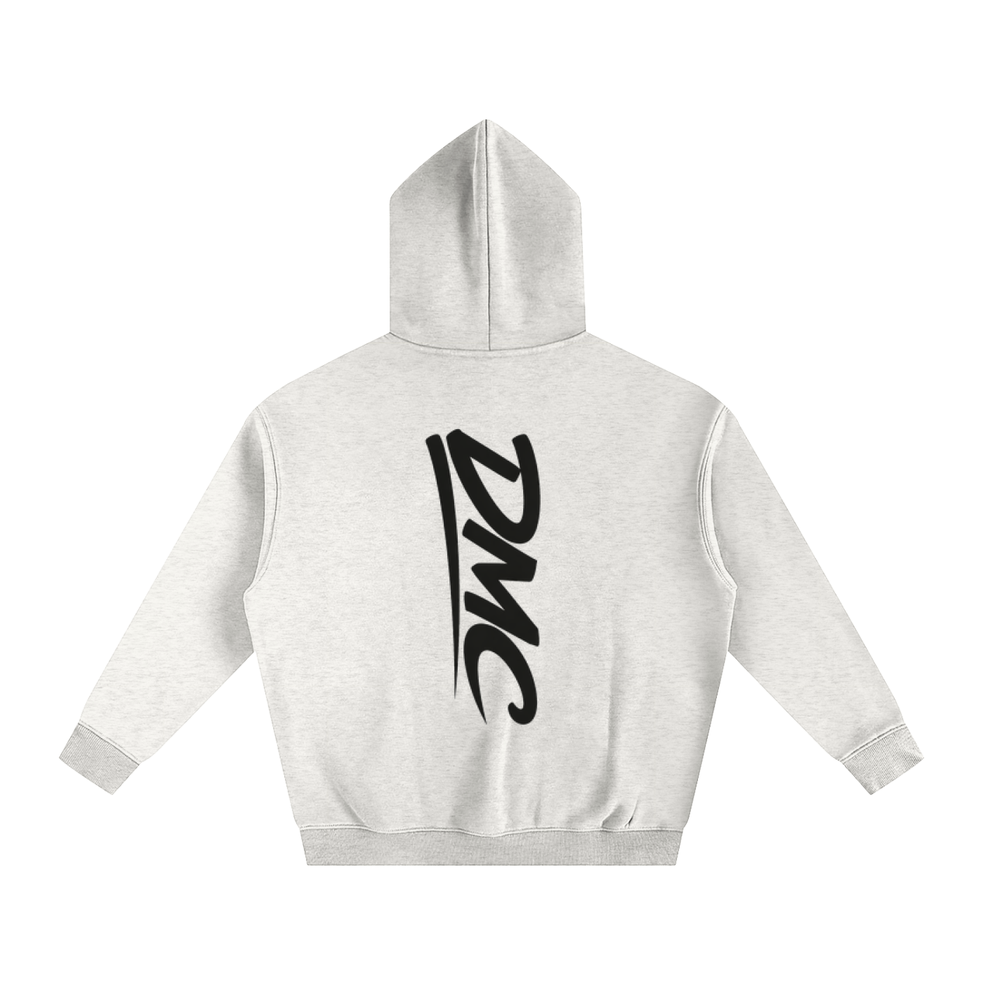 DMC Oat Grey Oversize Fleeced Hoodie