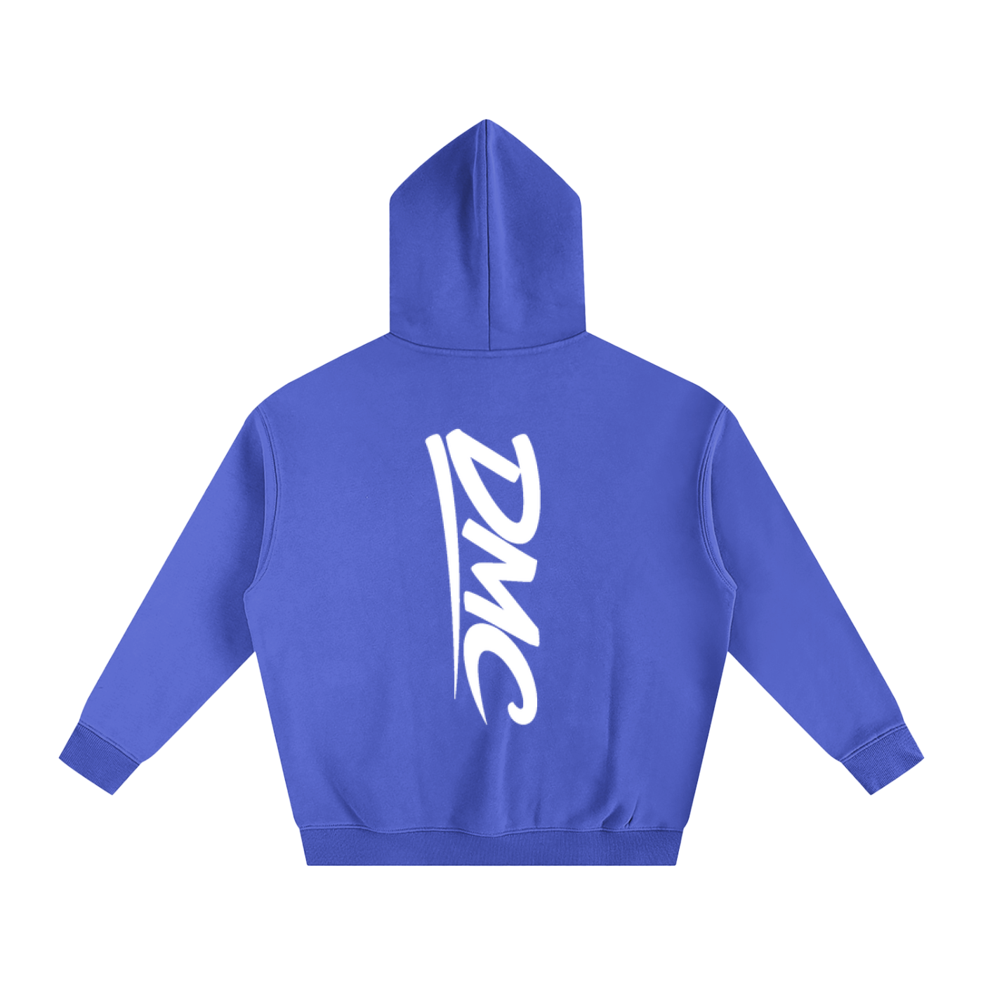 DMC Klein Blue Oversize Fleeced Hoodie