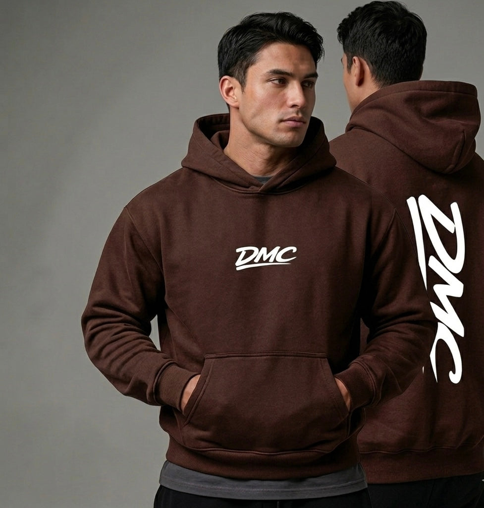 DMC Coffee Oversize Fleeced Hoodie