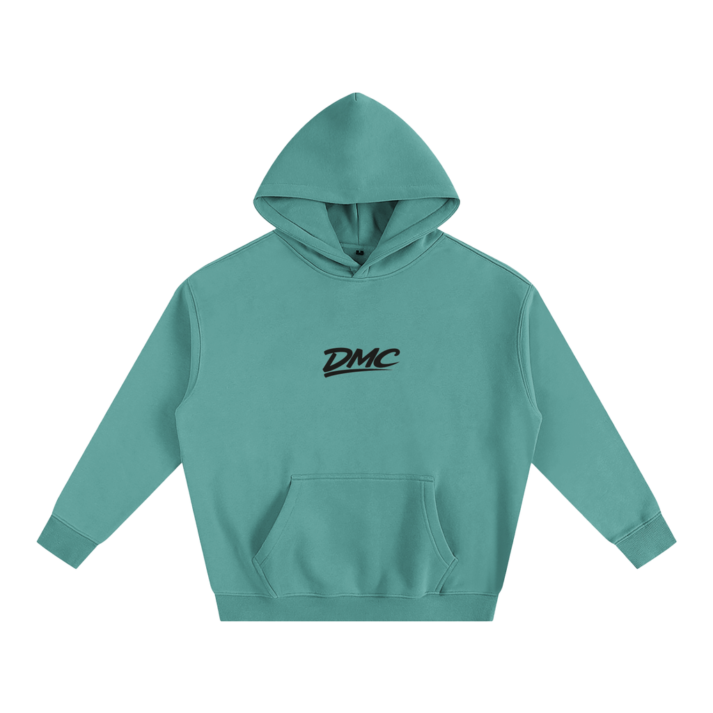 DMC Medium Green Oversize Fleeced Hoodie