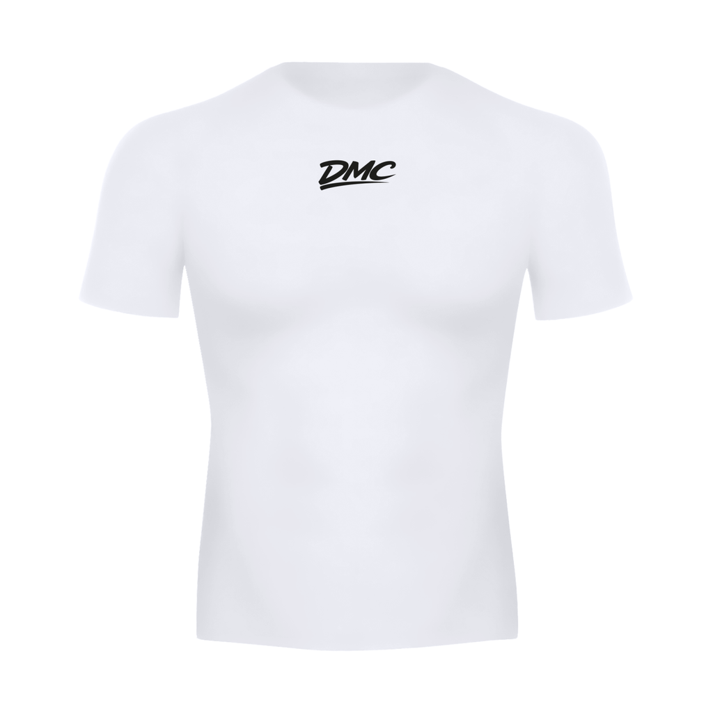DMC White/Grey Performance Short Sleeve T-Shirt