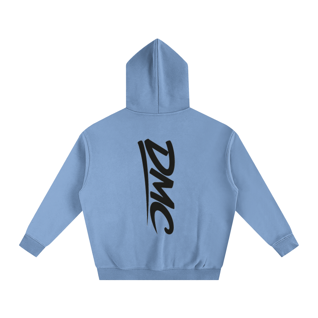 DMC Medium Blue Oversize Fleeced Hoodie