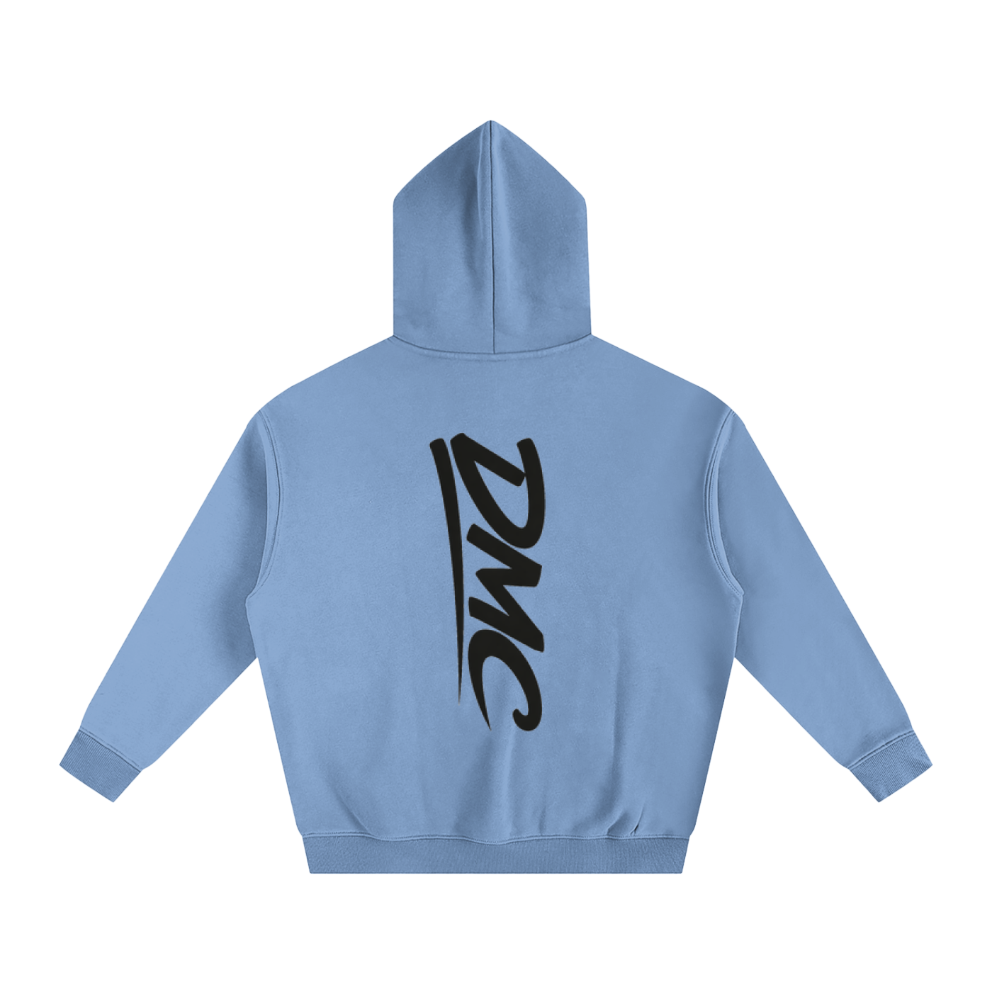 DMC Medium Blue Oversize Fleeced Hoodie