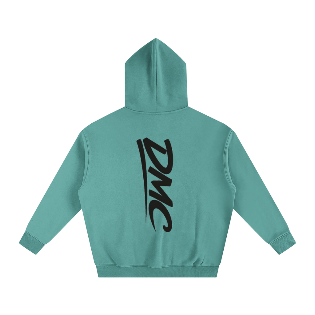 DMC Medium Green Oversize Fleeced Hoodie