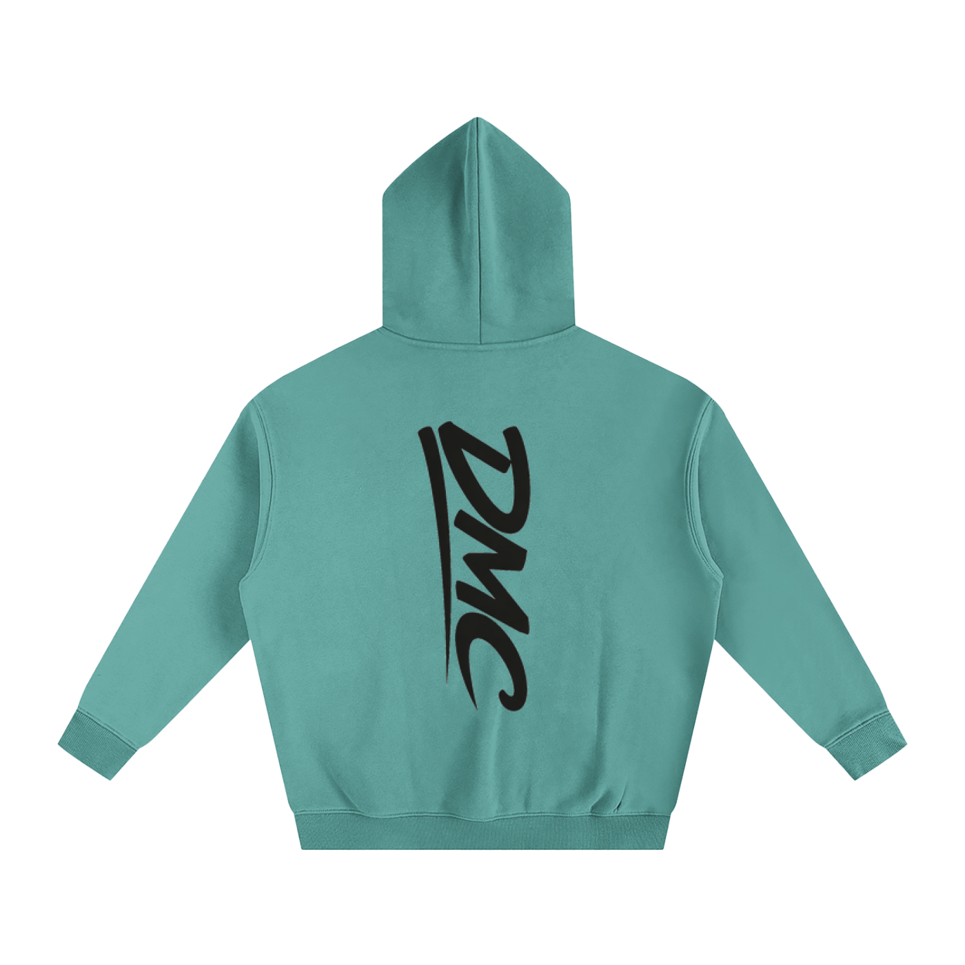 DMC Medium Green Oversize Fleeced Hoodie
