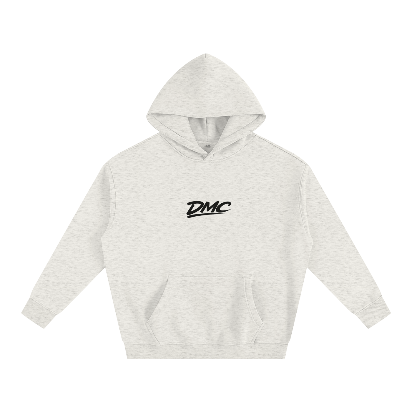 DMC Oat Grey Oversize Fleeced Hoodie