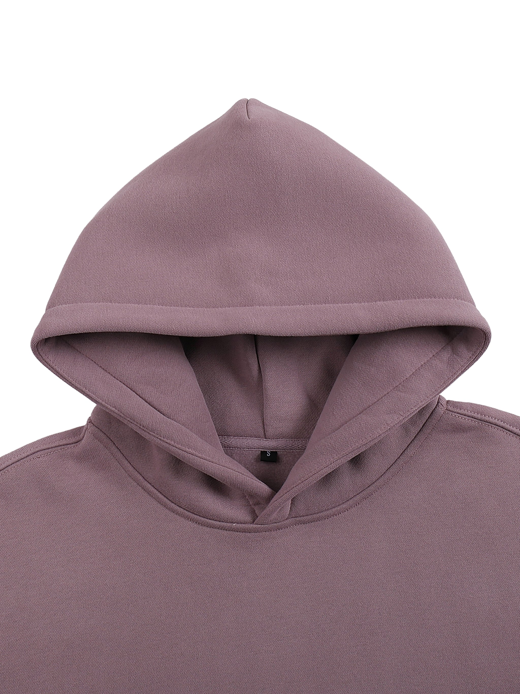 DMC Dark Purple Oversize Fleeced Hoodie
