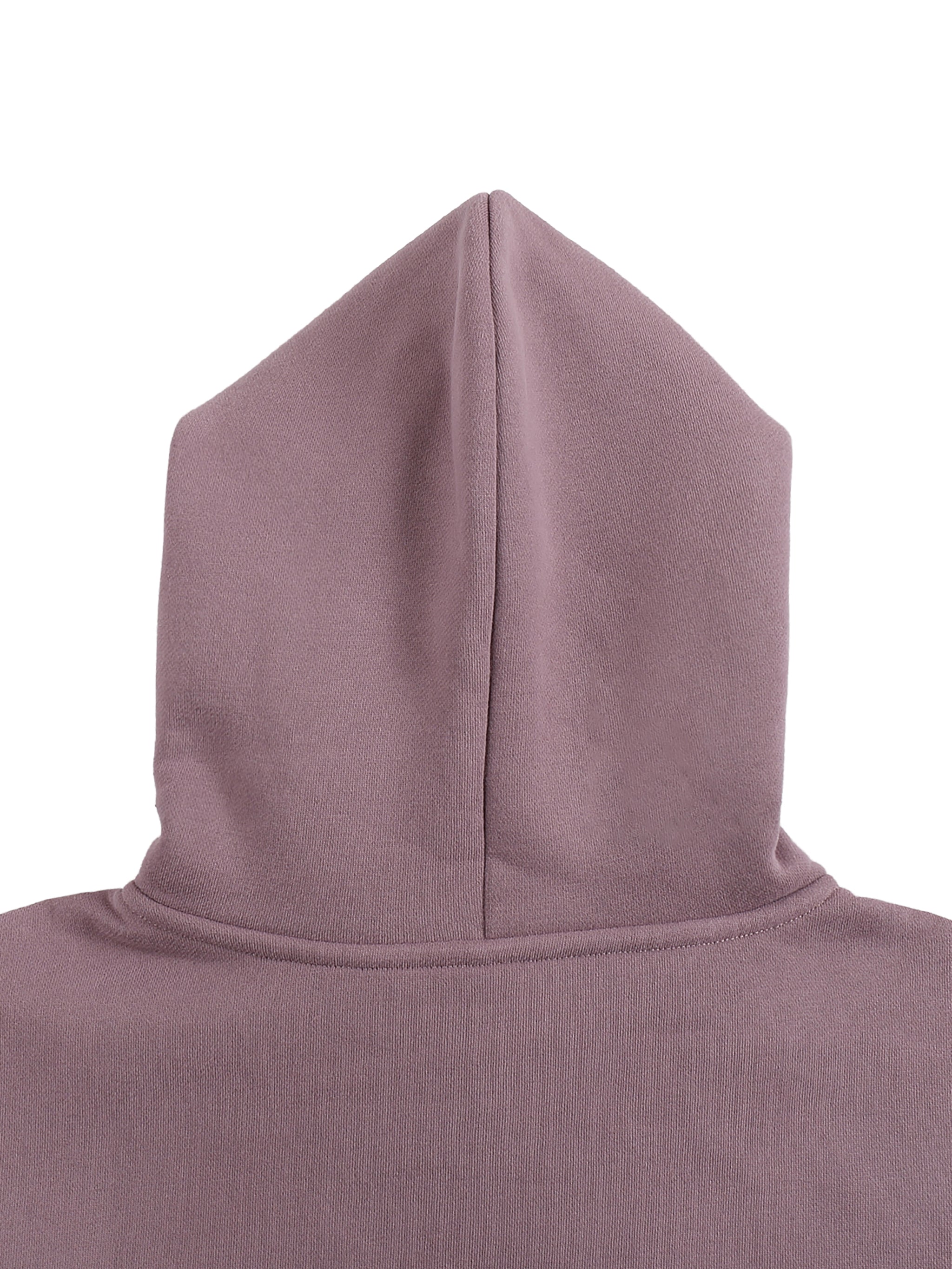 DMC Dark Purple Oversize Fleeced Hoodie