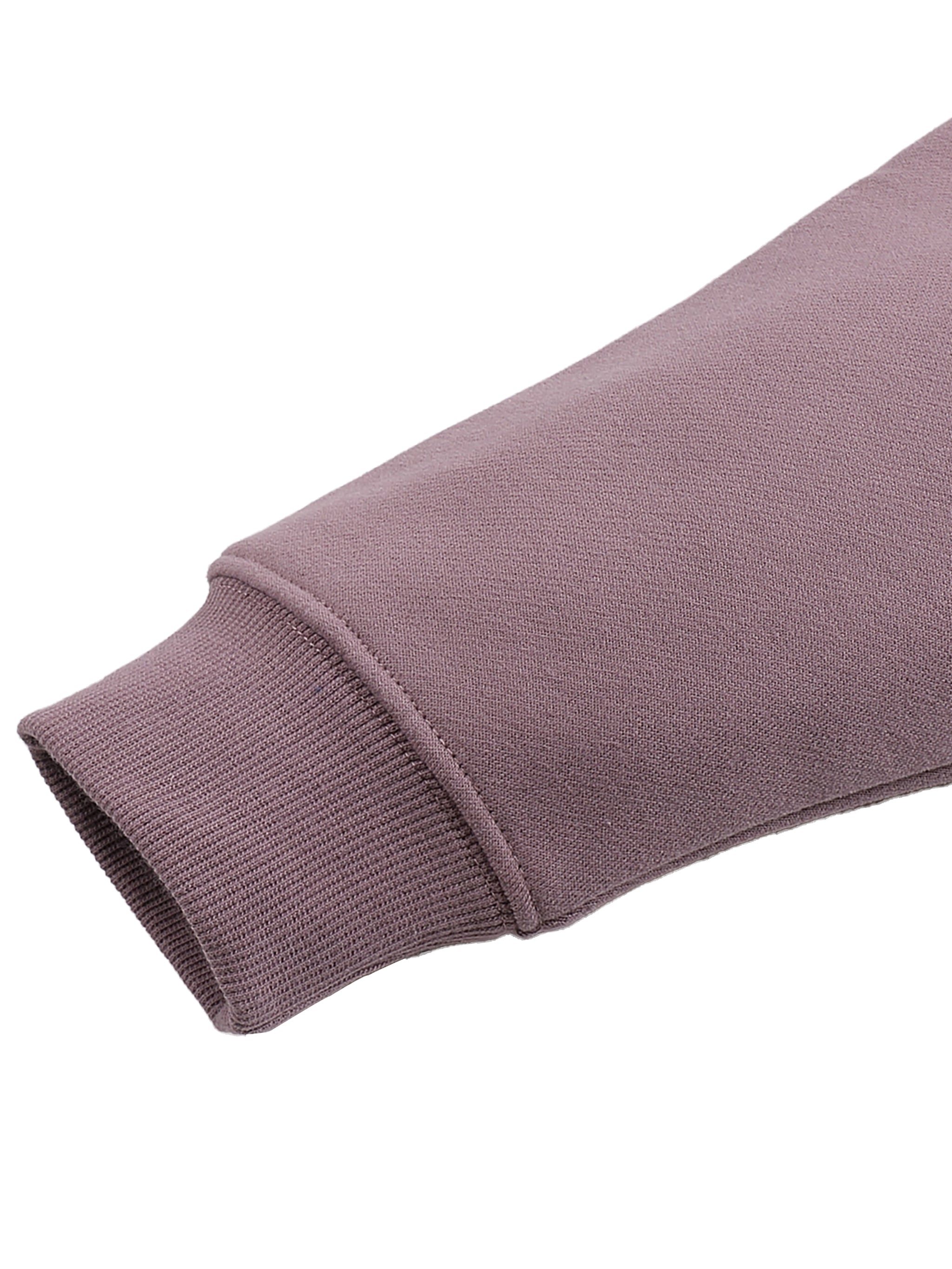 DMC Dark Purple Oversize Fleeced Hoodie