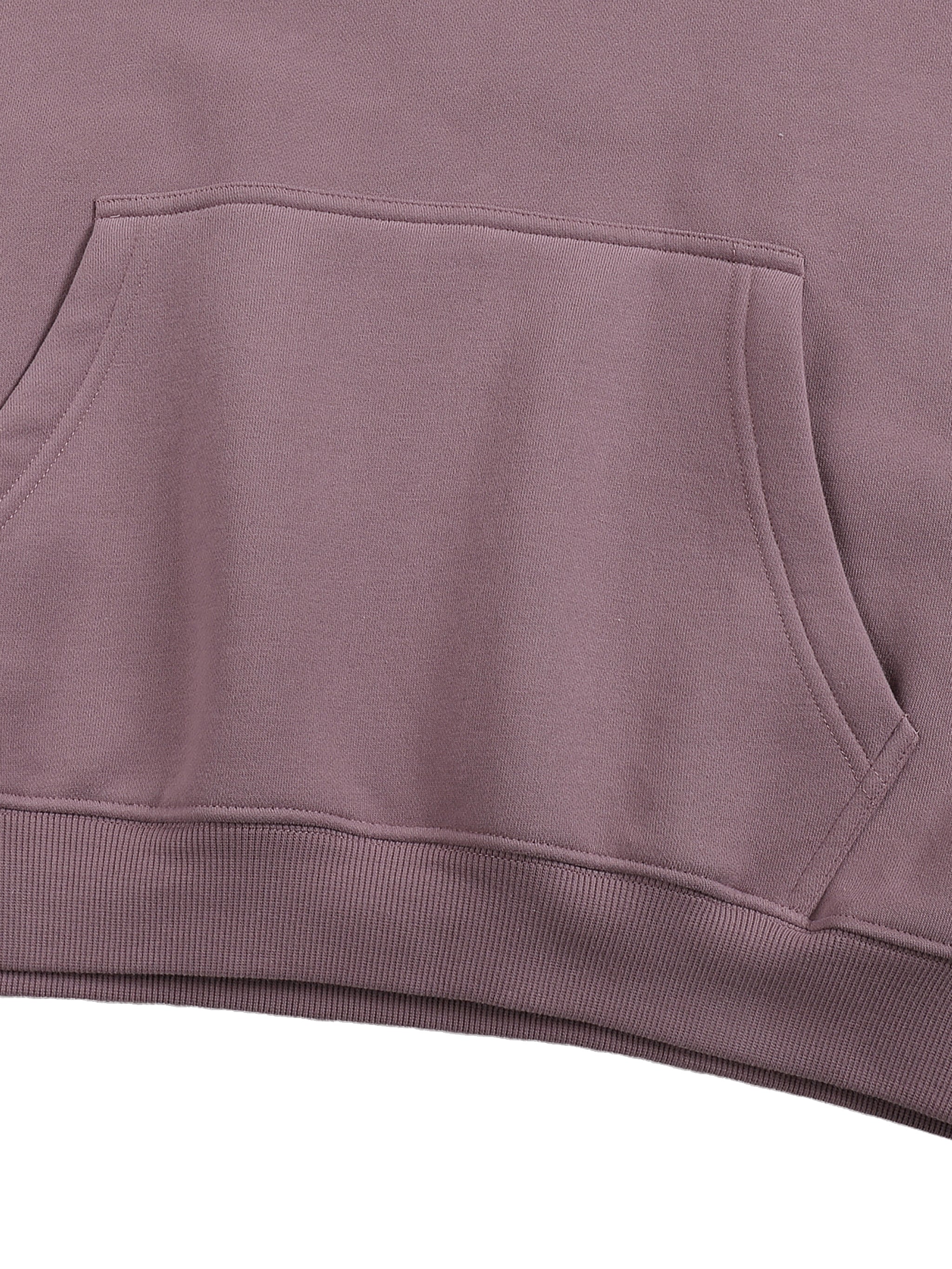 DMC Dark Purple Oversize Fleeced Hoodie
