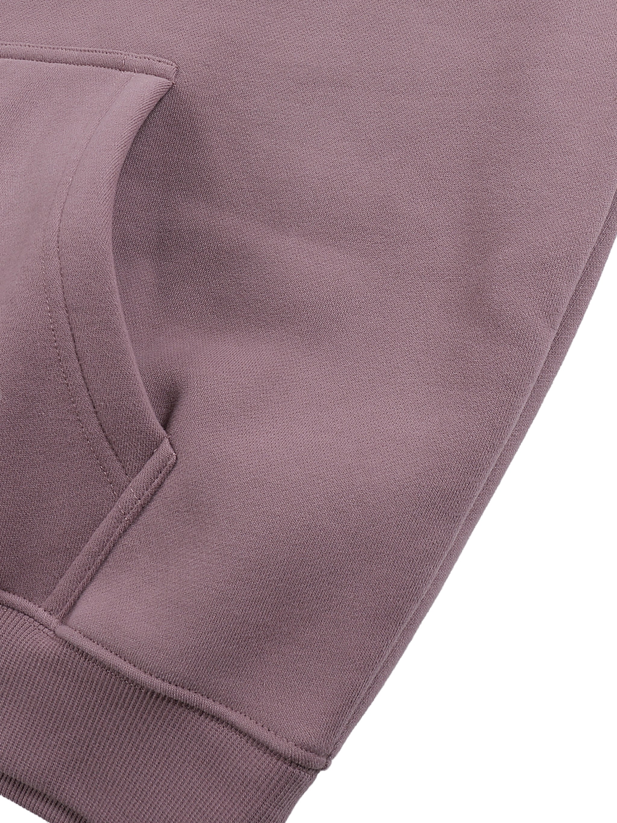 DMC Dark Purple Oversize Fleeced Hoodie