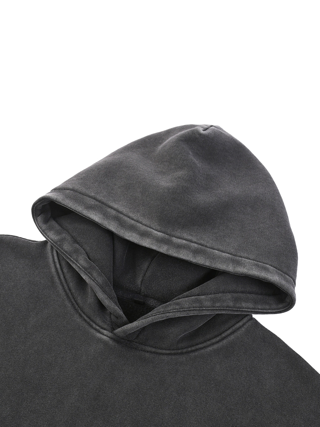 DMC Black Snow Wash Fleece Oversize Hoodie
