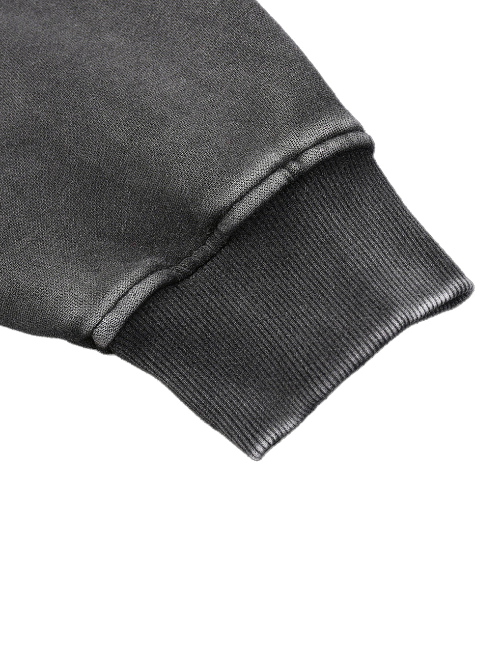 DMC Black Snow Wash Fleece Oversize Hoodie