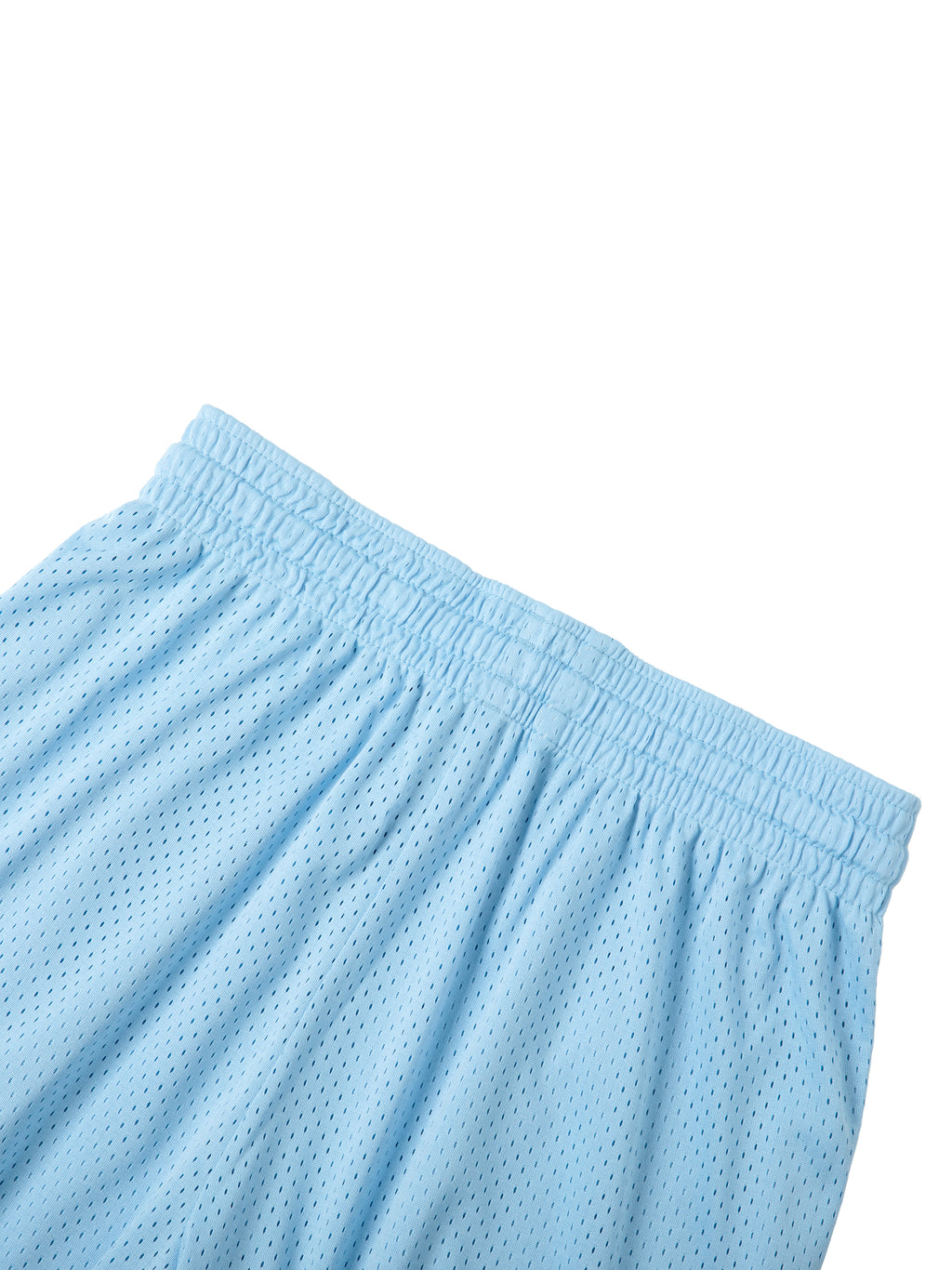 DMC Sky Blue Mesh Drawstring Shorts