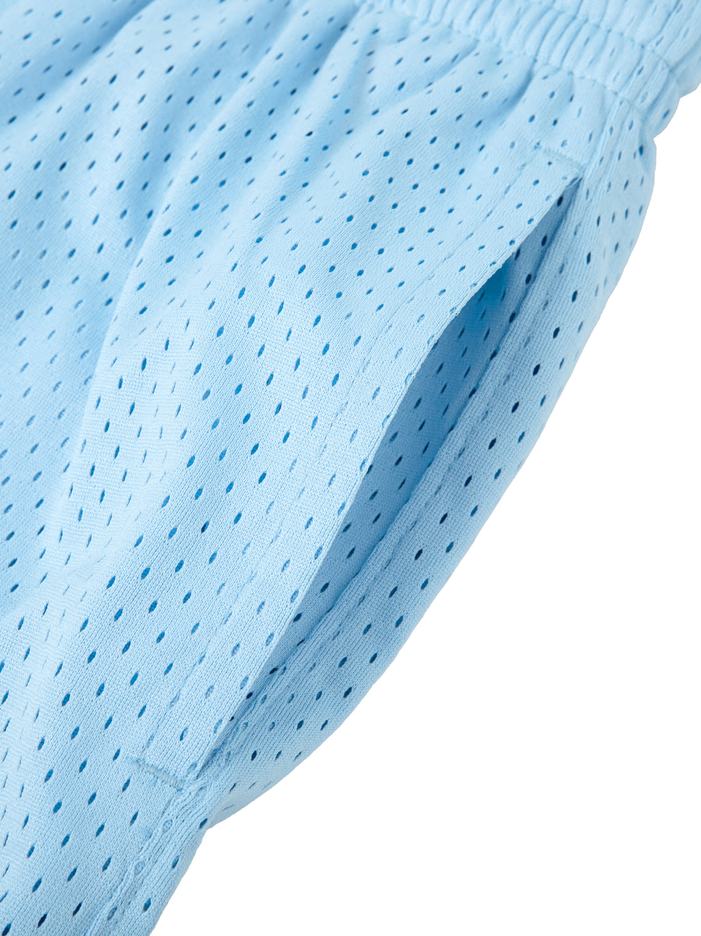 DMC Sky Blue Mesh Drawstring Shorts