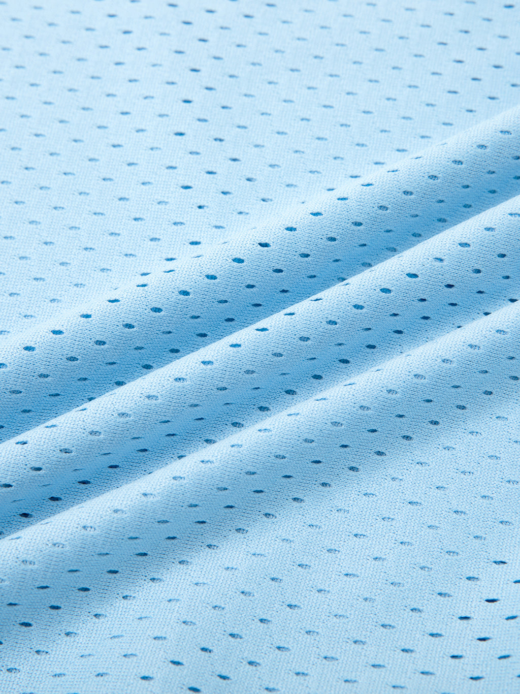 DMC Sky Blue Mesh Drawstring Shorts